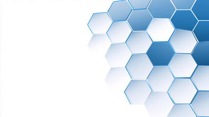 abstract biomedical background with hexagons and honeycombs