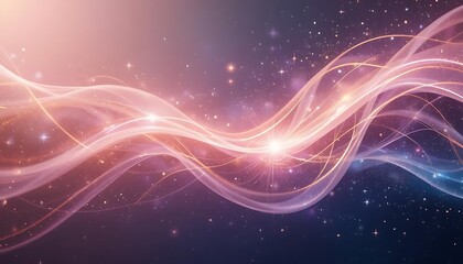 Celestial Waves: A Cosmic Dance of Light and Stardust