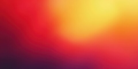 Obraz premium Abstract Warm Color Gradient Background A Smooth Transition of Red, Orange, and Yellow Hues