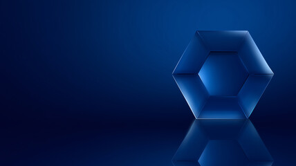 abstract biomedical background with hexagons and honeycombs