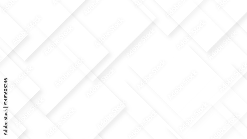 Poster seamless architecture geometry tech modern abstract background, modern white transparent material in
