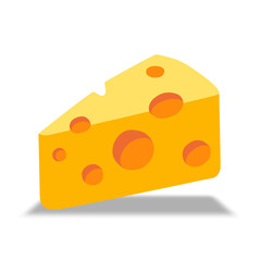 cheese isolated on white background