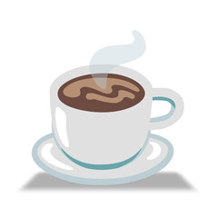 cup of coffee with chocolate