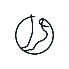 foot care logo design,salon,spa,beauty,hospital,vector,line,human,leg,clinic,symbol,healthy,medical,treatment,icon,therapy,footprint,wellness,company,beauty,pedicure,massage,step,fee