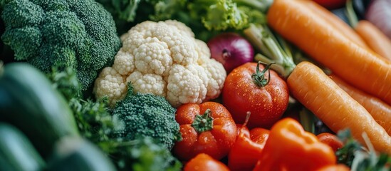 Fresh veggies market harvest bounty