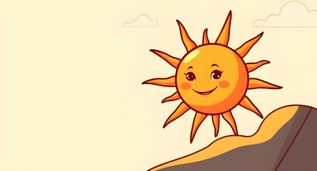 sun vector background