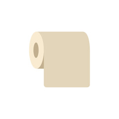 Illustrative sanitation paper roll depicting hygiene necessity on transparent background