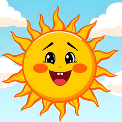 sun cartoon