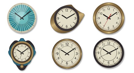 Collection of decorative wall clocks