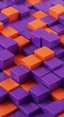 Obraz premium Chromatic Cubescape