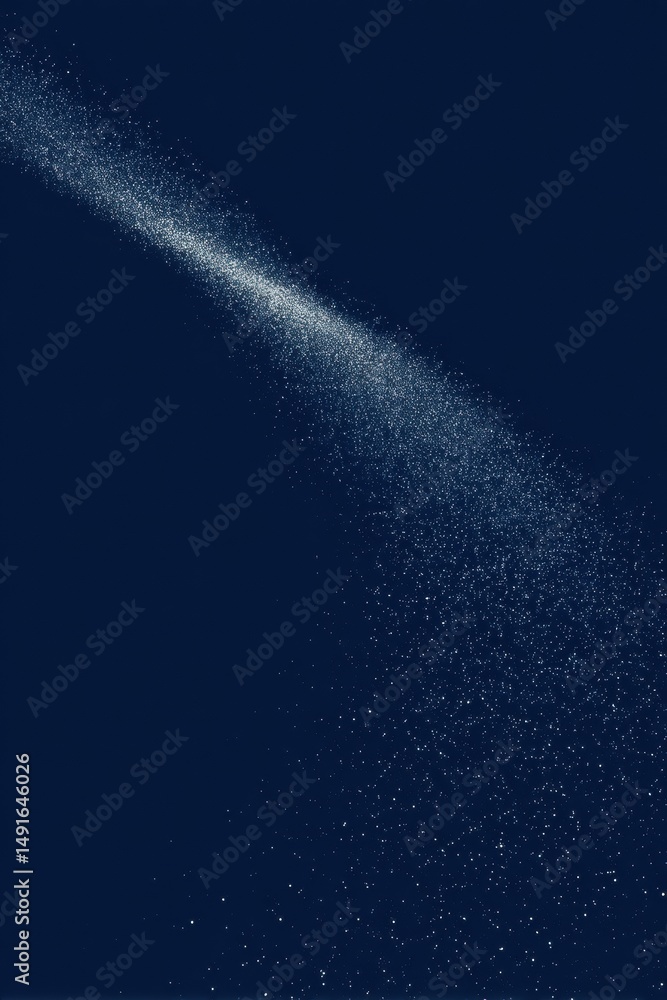 Leinwandbilder Celestial Particle Motion Ethereal Digital Stardust Visualization for Futuristic Design, Premium Tech Branding and Immersive Visual Storytelling