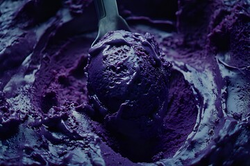 Obraz premium Dark Chocolate Ice Cream Scoop