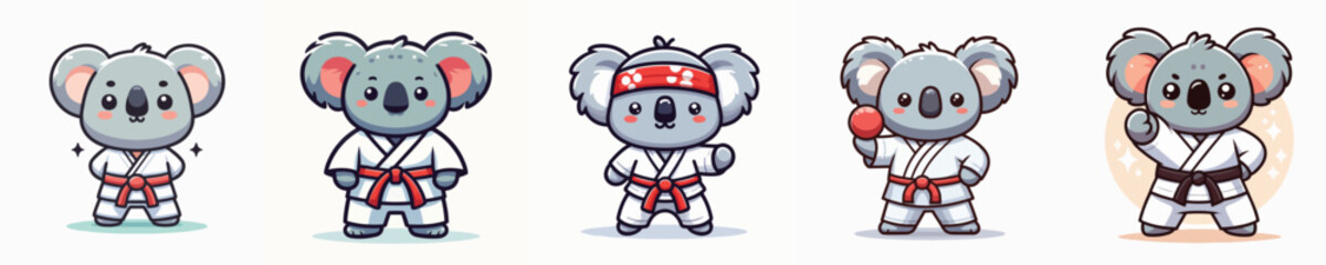cute koala vector in karate costume © sarah16blakeyxh2