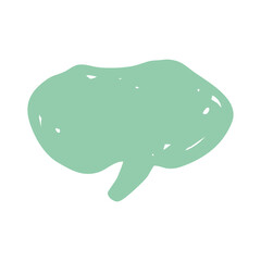 green speech bubble marker element
