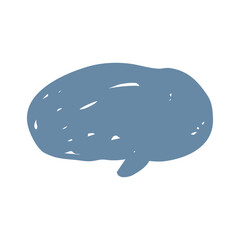 blue speech bubble marker ornament