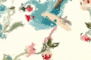 Various oil paintings, flowers, marine creatures, roses, peonies, flowers, birds, chrysanthemums, beautiful ones