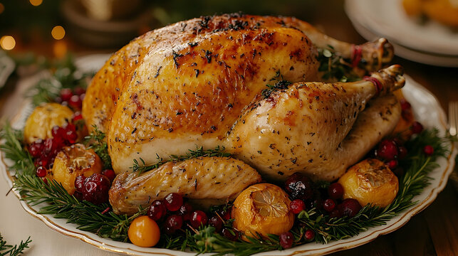 Roasted chicken and vegetables a delicious culinary image