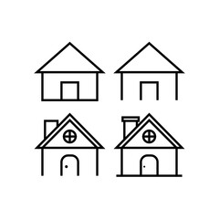 house icon set