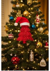 Crimson Christmas Cap