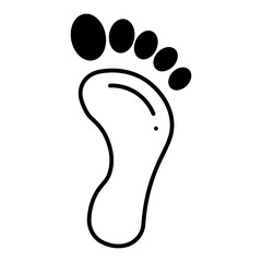 Footprint dualtone icon

