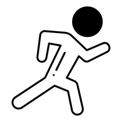 Solo Run dualtone icon

