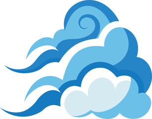  Cloud Vector Icon Set – Flat, Silhouette, Line, and Cute Styles, Weather, Tech, Cute, and Silhouette, Colorful cloud, Cloud