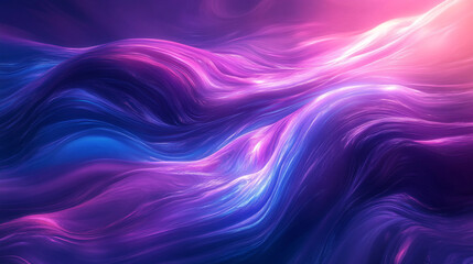 Naklejka premium Lay Blue Transitioning Violet Into Electric Glowing Neon