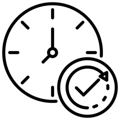 Real Time Outline Icon