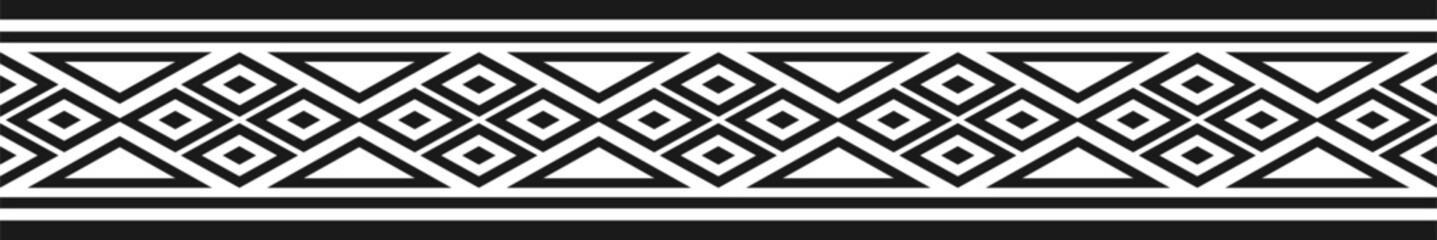 Tribal Ethnic Pattern Border