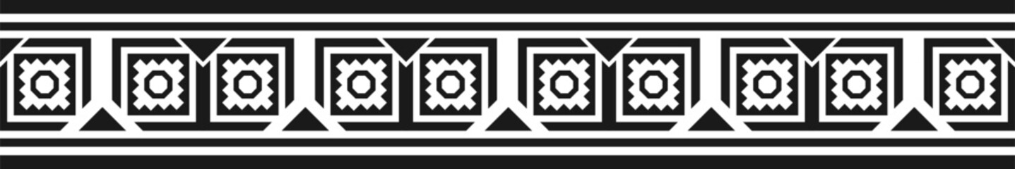 Tribal Ethnic Pattern Border