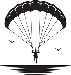 Parasailing Silhouette - Adventure Water Sport 2