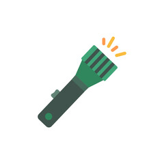 Illuminating adventures: A vibrant handheld light source with transparent background