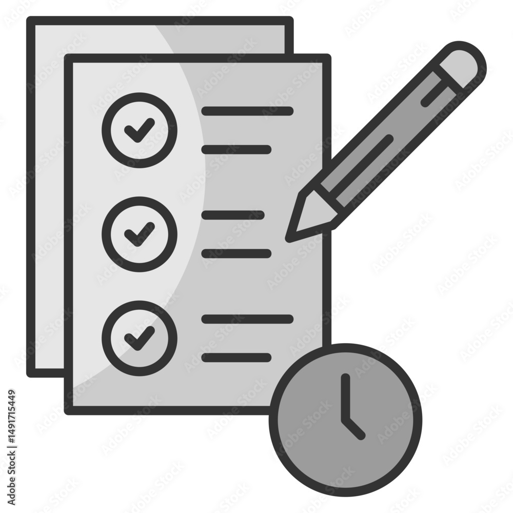 Poster logging icon element for design