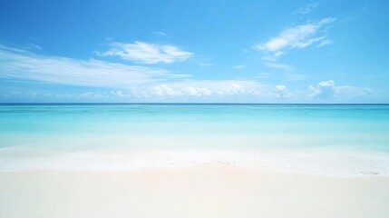 Fototapeta premium tropical beach with blue sky