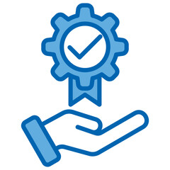 Standard Blue White Icon