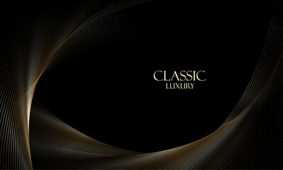 Elegant Abstract Composition Luxury Classic Design.