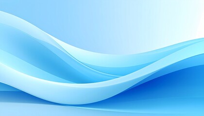 Naklejka premium A clean and elegant minimalistic abstract background in soft light blue sets a serene and sophisticated tone, perfect for product presentations or visual branding.