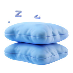 Dreamy Comfort: A Stack of Soft Pillows Suggesting Peaceful Sleep and Rest