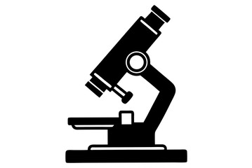 microscope  silhouette vector