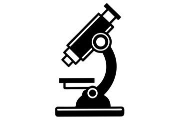 microscope  silhouette vector