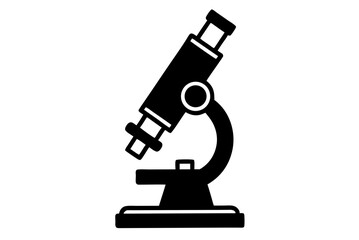 microscope  silhouette vector