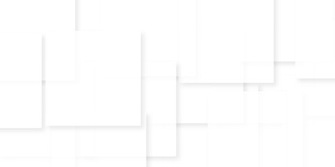 Modern Abstract white background design with layers of textured white transparent material, Minimal geometric white light background triangle gray technology vector. Abstract graphic Banner design.	