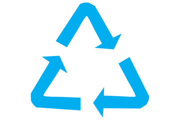 recycle arrow on white background eps 10