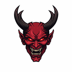 Graphic illustration shows red devil with horns