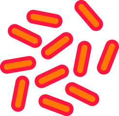 Bacterial Cell Icon