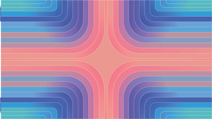 Abstract background with colorful gradient lines.