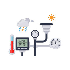 Weather Monitoring System Illustration