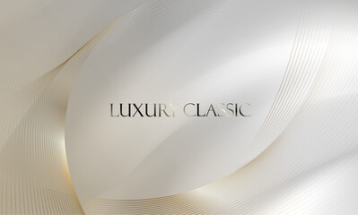 Elegant Abstract Composition Luxury Classic Design.