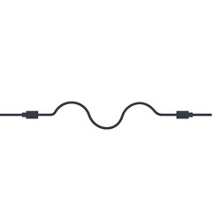 Abstract Waveform Line Graphic Design