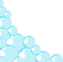 Blue Soap Bubble Corner